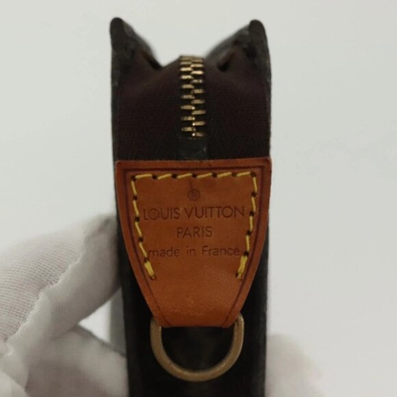 LOUIS VUITTON Monogram Bucket PM Accessory Pouch LV Auth 137669 - Picture 9 of 16